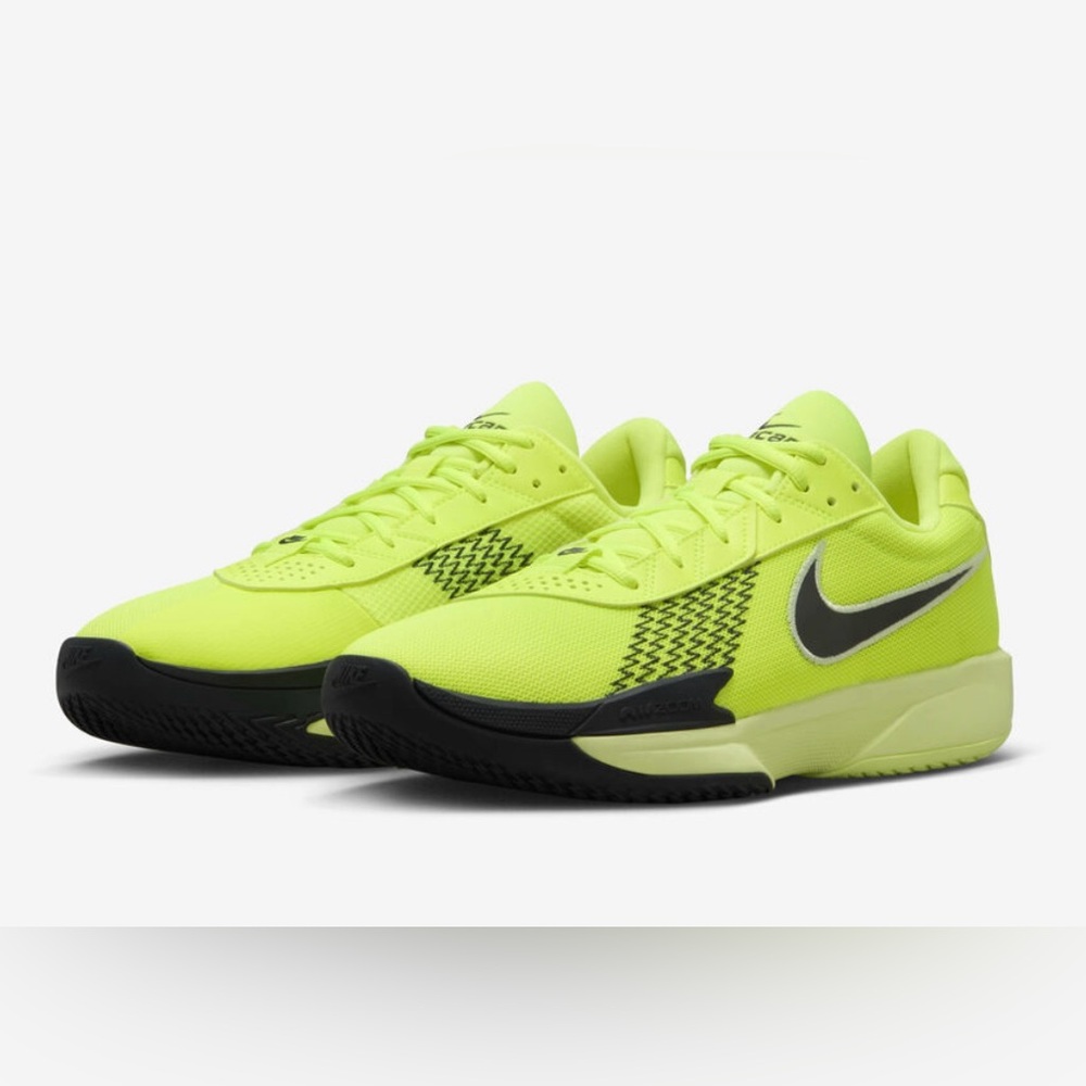 Nike Air Zoom GT Cut Academy Sneakers Size 9 Volt Anthracite Black FB2599-700